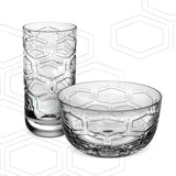Hexagon Vase – Distinctive Handmade 30% Crystal Masterpiece by Vista Alegre - Detail View