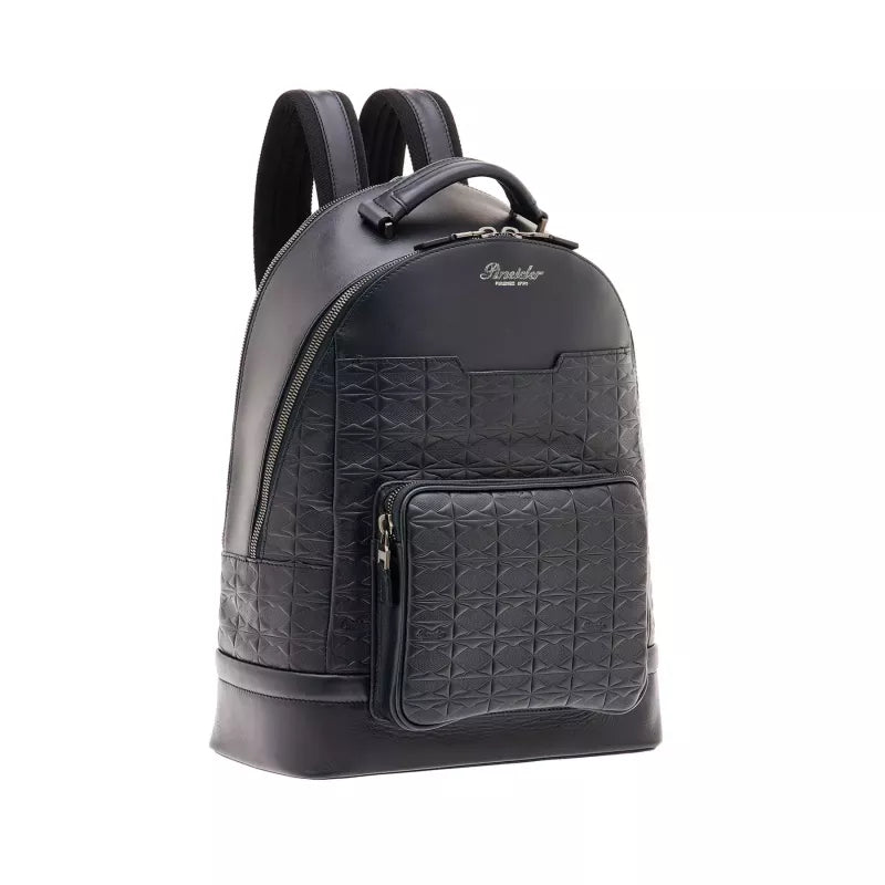 Metro Double Zip Backpack — Smooth Italian Calfskin
