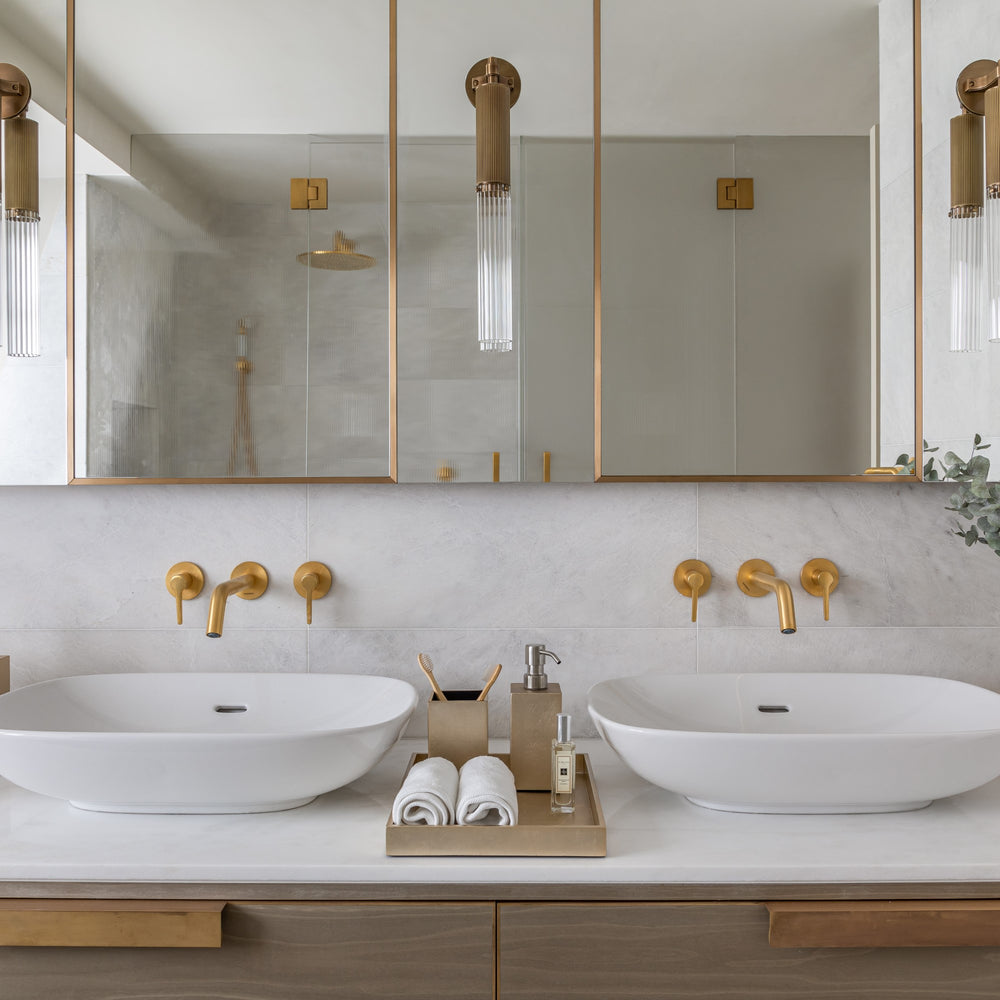 Kensington Luxury Cotton Wool Box – Champagne Silver Leaf