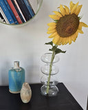 Natalia, flower vase in glass by Blueside - Main View
