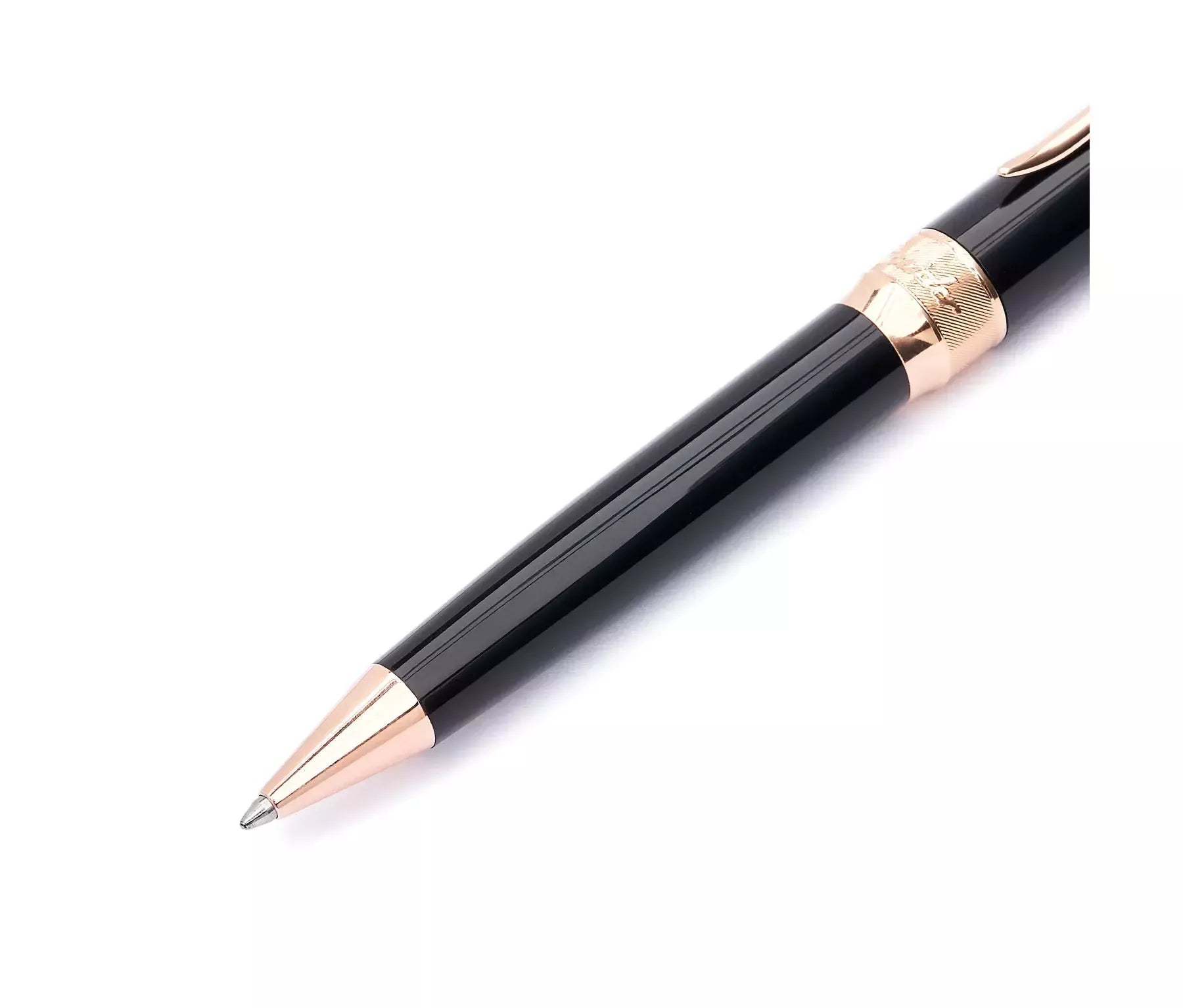 Classic Rose Gold Ballpoint Pen by Pineider - Detail View