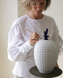 Blue Ming - Tall Box by Vista Alegre - Close-up