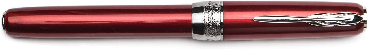 Full Metal Jacket Fountain Pen – Army Red by Pineider - Detail View