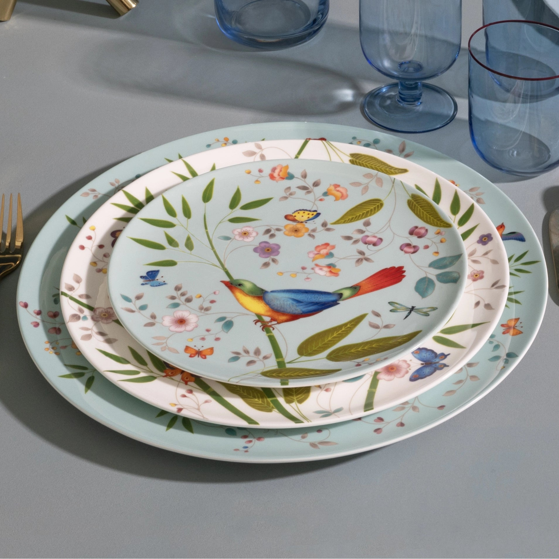 Incanto di Primavera - Dinner Set (30 Pieces) by Geminiano Cozzi - Alternate Angle