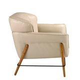 Sand leather armchair by Angel Cerdá - Detail View