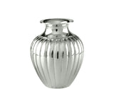 Argenti d'arte - chiselled spanish vase, piemontese embossing h 26 cm by Schiavon - Alternate Angle