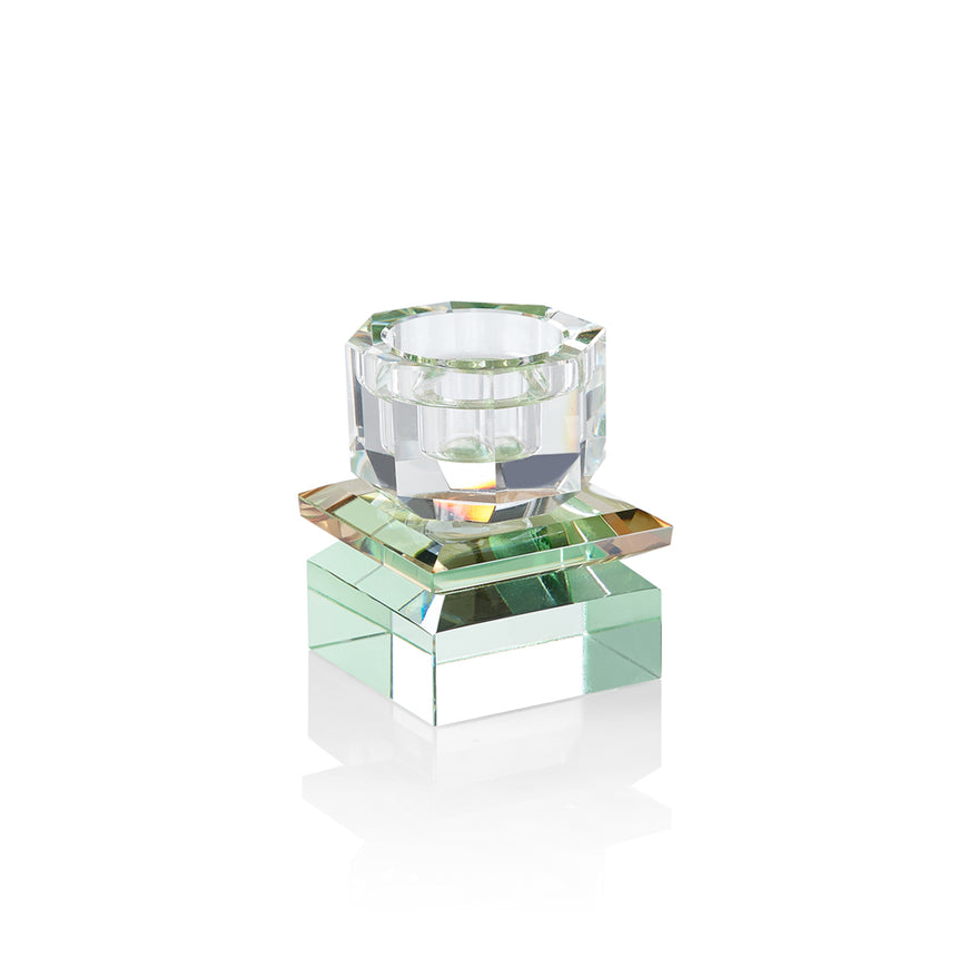 Colored crystal candlestick 4