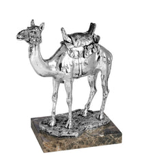 Silver Camel Sculpture by Anglada Esculturas - Alternate Angle