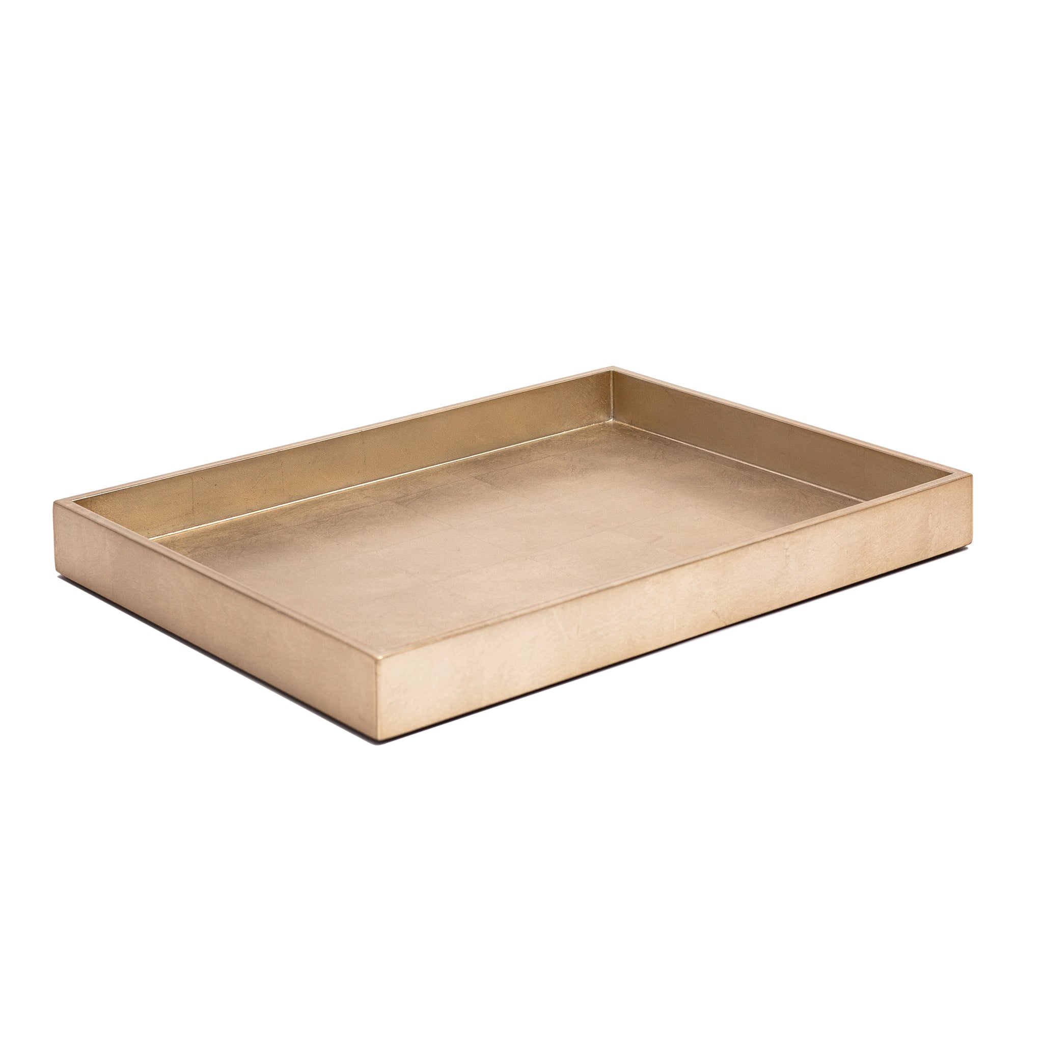 Kensington Luxury Medium Tray – Champagne Silver Leaf