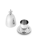 Egg Holder Hermitage – Silver Finish by Abhika - Alternate Angle
