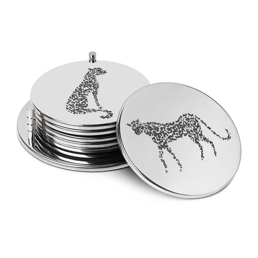 مجموعة سُتَّارات أكواب شيتاه – بتشطيب فضّي