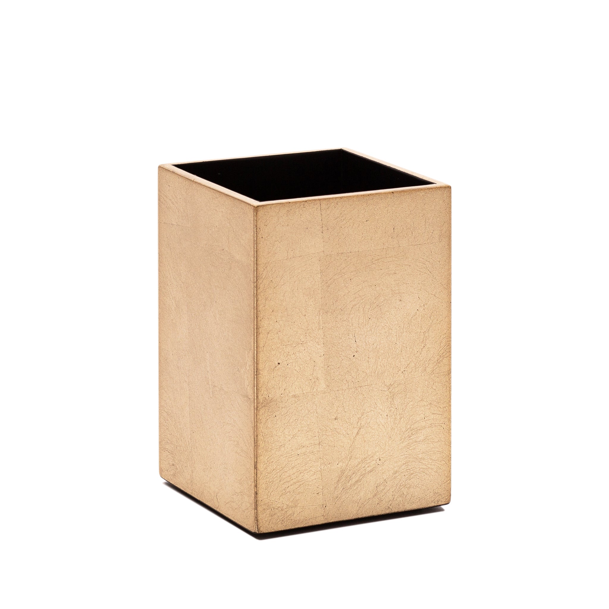 Kensington Luxury Toothbrush Holder – Champagne Silver Leaf