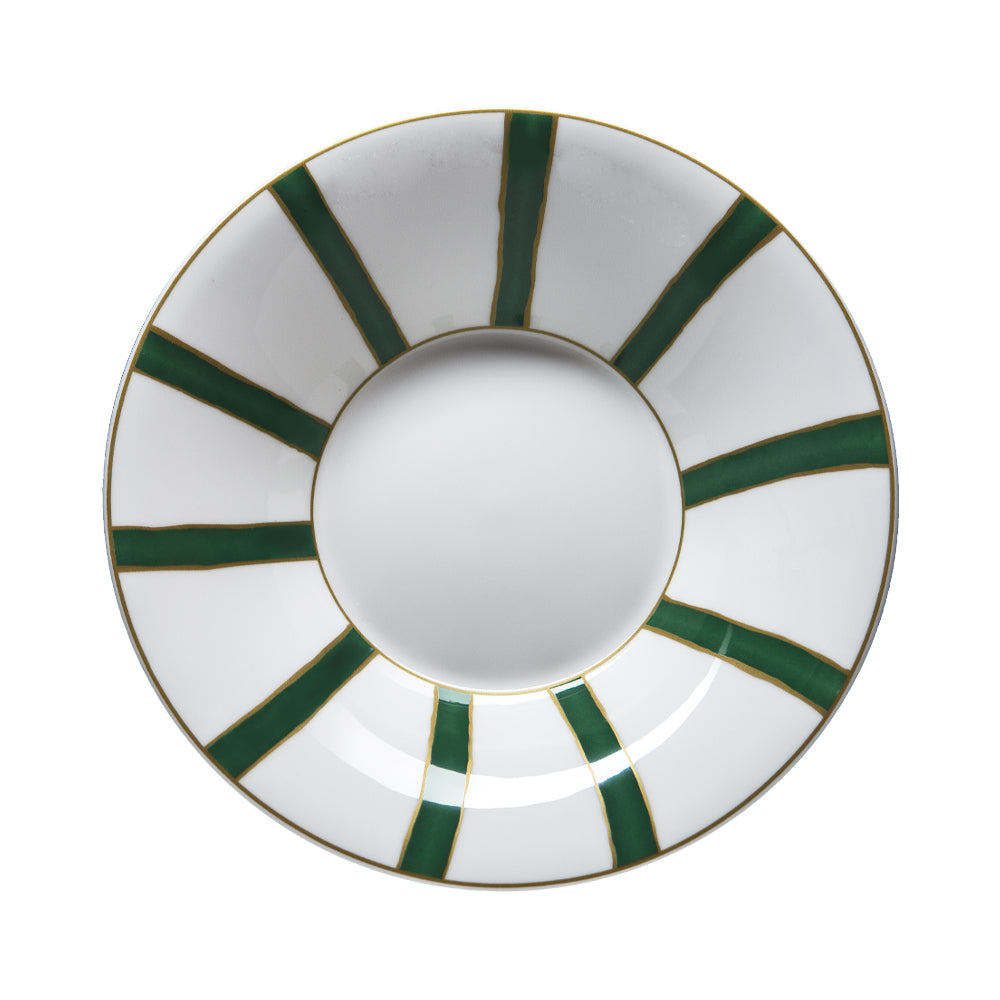 Striche Verdi e Oro - طقم أطباق فاخر (30 قطعة)