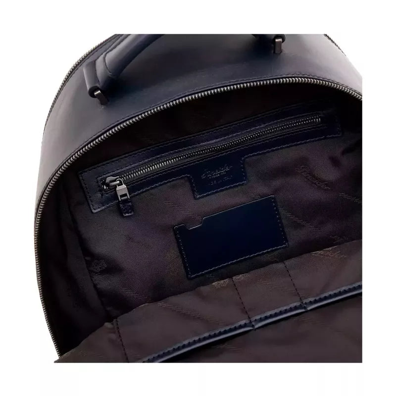 Metro Double Zip Backpack — Smooth Italian Calfskin