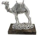 Silver Camel Sculpture – Medium Edition by Anglada Esculturas - Alternate Angle