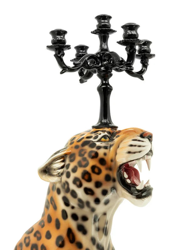 Candleholder – Luxury . Leopard R by Abhika - Package View