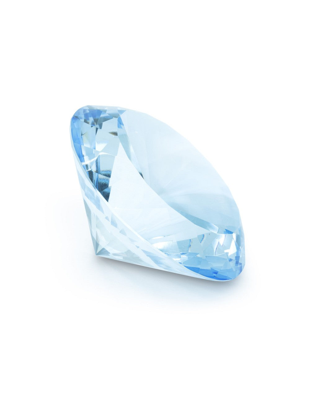 ثقّال أوراق على شكل ماسة – قطعة ديكور كريستال فاخرة