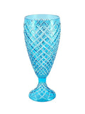 Vase – Luxury Crystal Classy Sm Clear/lt.blu by Abhika - Alternate Angle