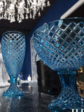 Vase – Luxury Crystal Classy Clear/lt.blu by Abhika - Detail View