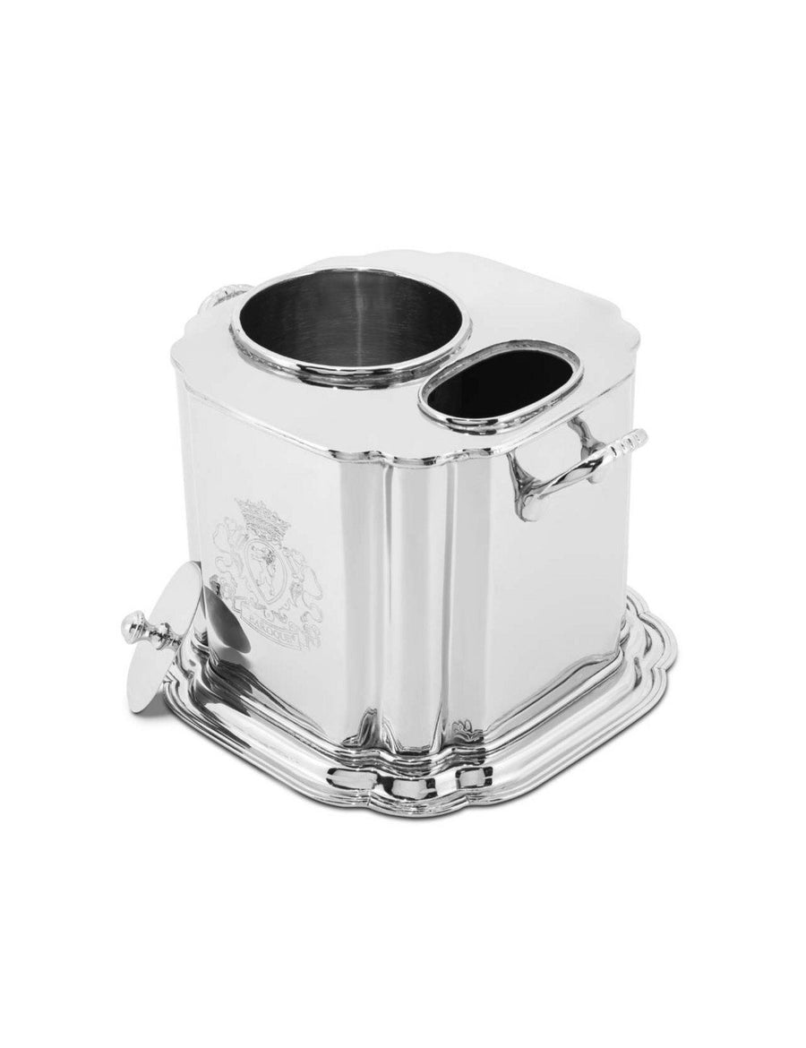 Hermitage Engraved Wine Cooler – Elegant Metal Design