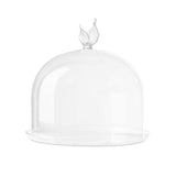 Flo Cake Holder Large – Elegant Glass Cake Display by Abhika - Alternate Angle