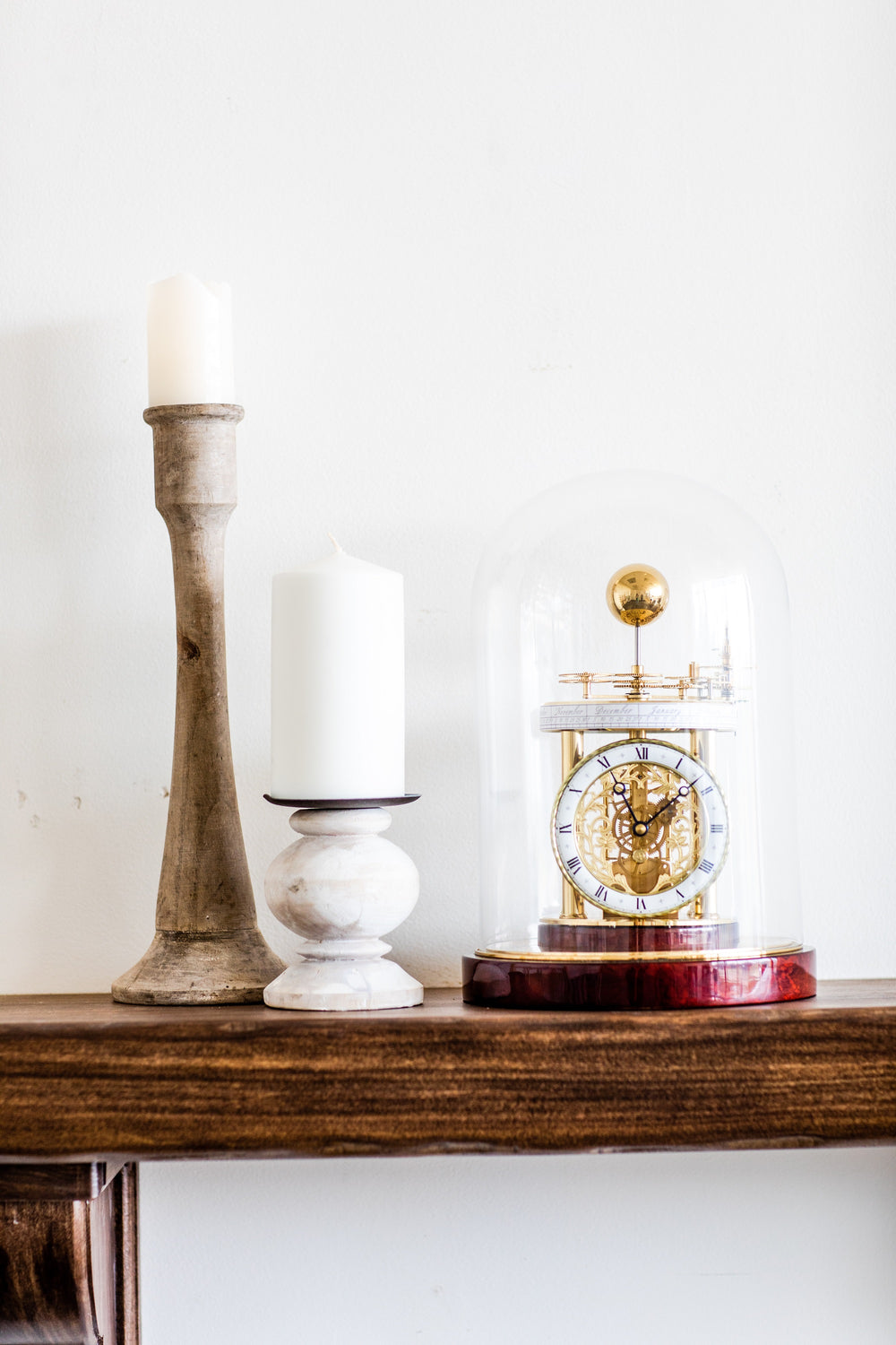 Astrolabium CLOCK MAHOGANY
