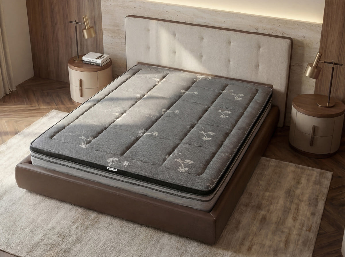 Hybrid mattress with natural latex and independent pocket springs 180×200