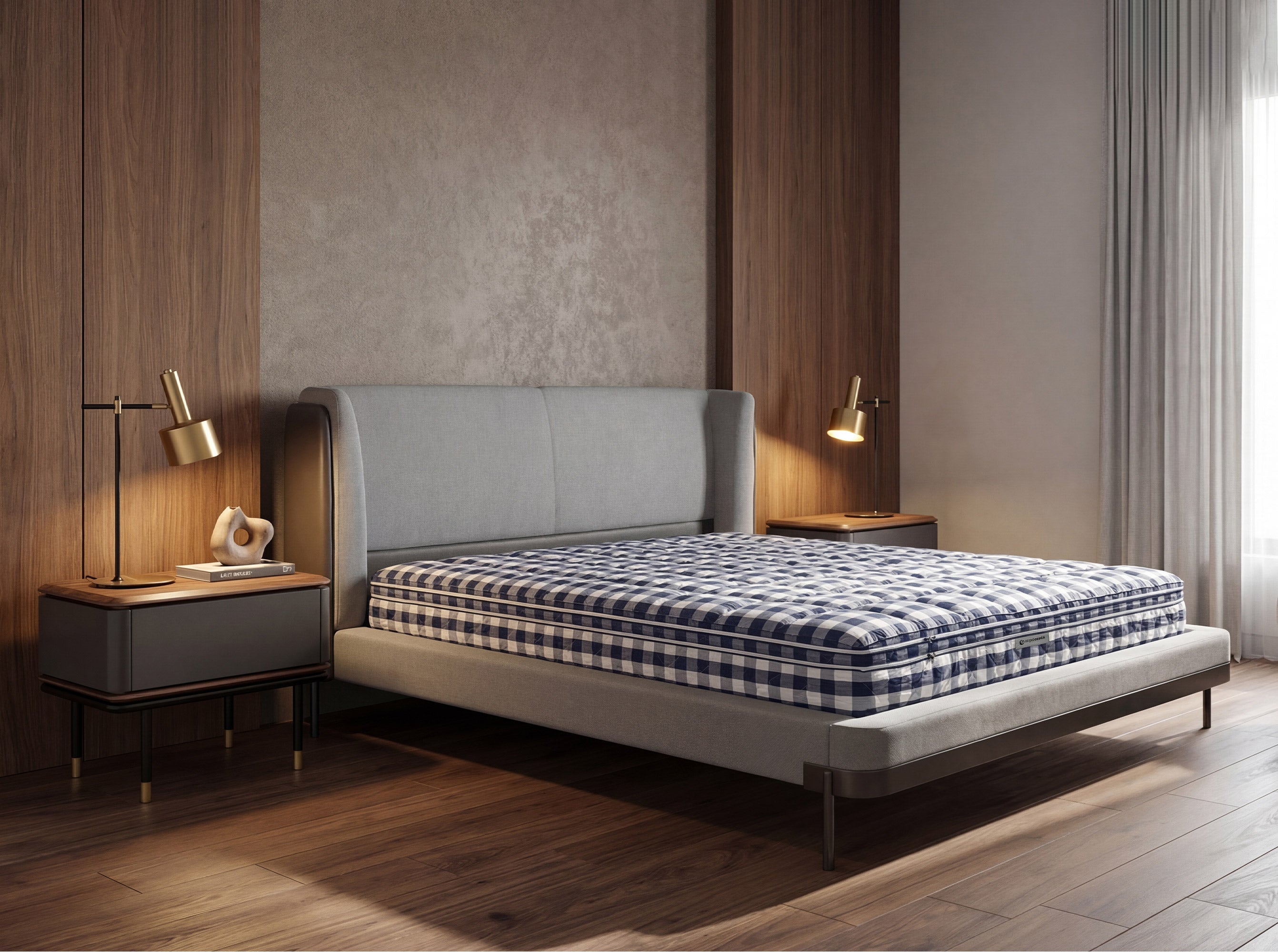 Hybrid mattress with natural latex and Cooltex pocket mini springs 180×200