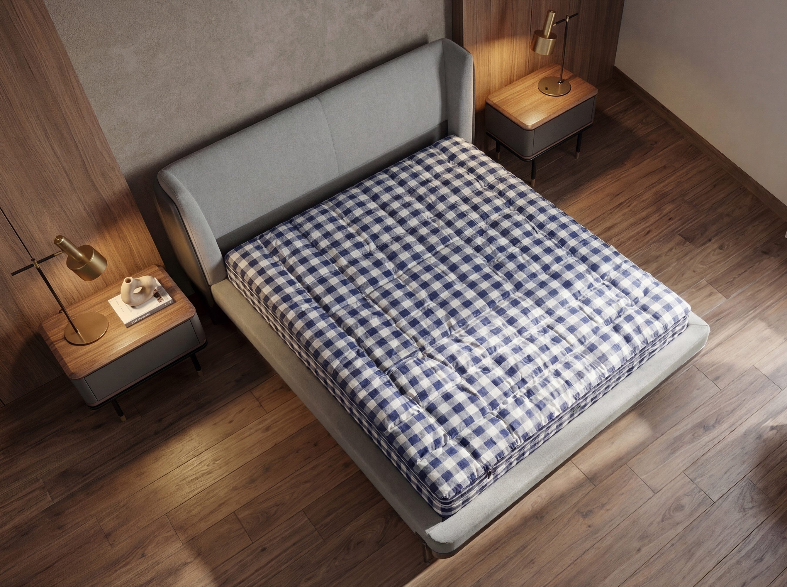 Hybrid mattress with natural latex and Cooltex pocket mini springs 160×200