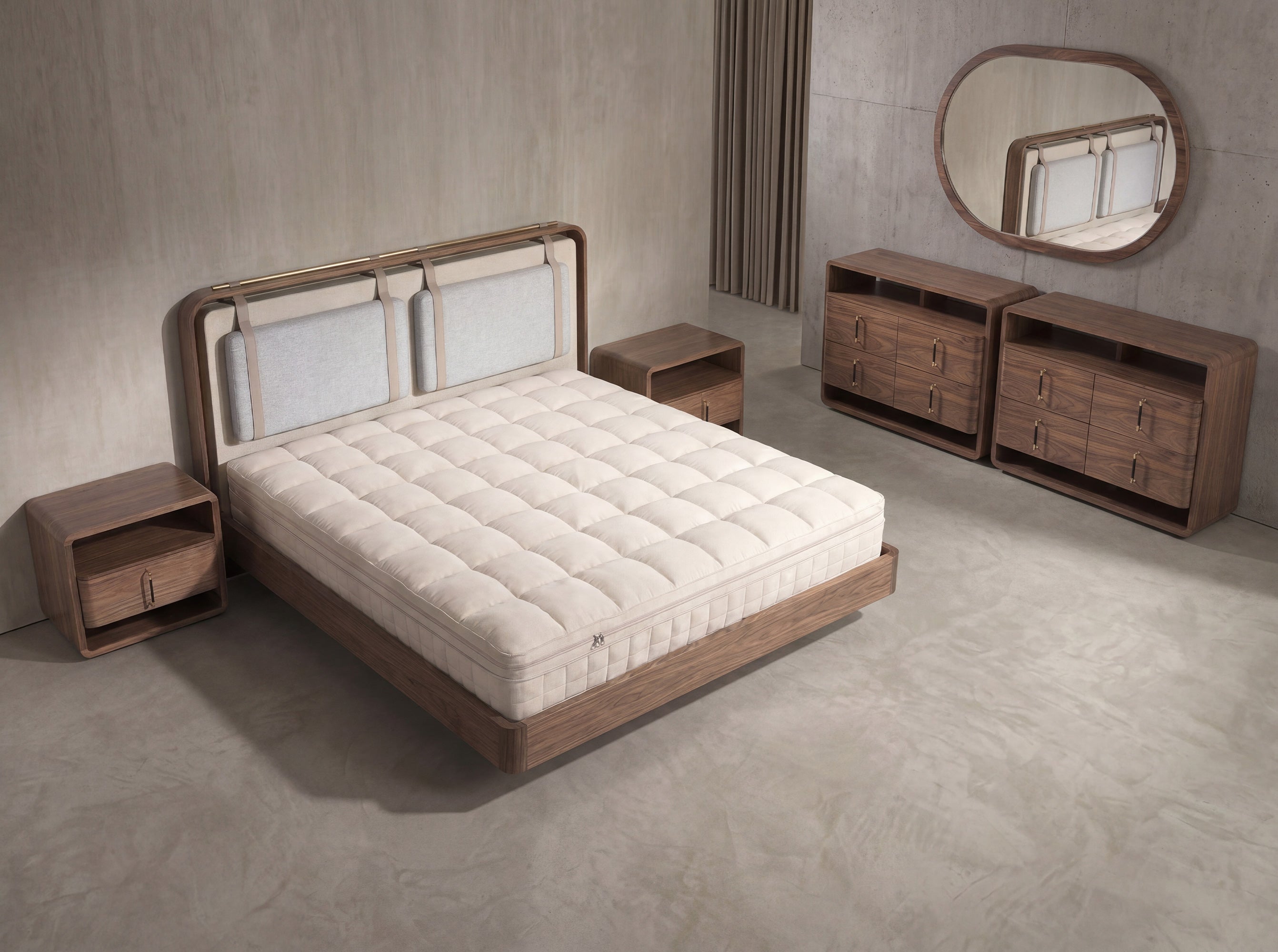 Hybrid mattress with natural latex and Cooltex pocket mini springs 160×200