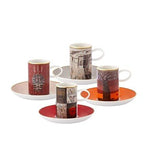 Afrika - Set 4 Coffee Cups and Saucers - LAZADO