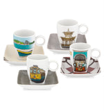 Al R Jan - Set 4cofee Cups&saucers - LAZADO