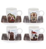 Alma da Madeira - Set 4 Coffee Cups & Saucers - LAZADO
