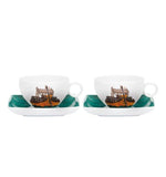 Alma do Porto - Set 2 Tea Cups & Saucers - LAZADO