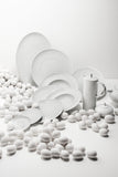 Domo White - Dinner Set (Multiple Options) by Vista Alegre - Close-up