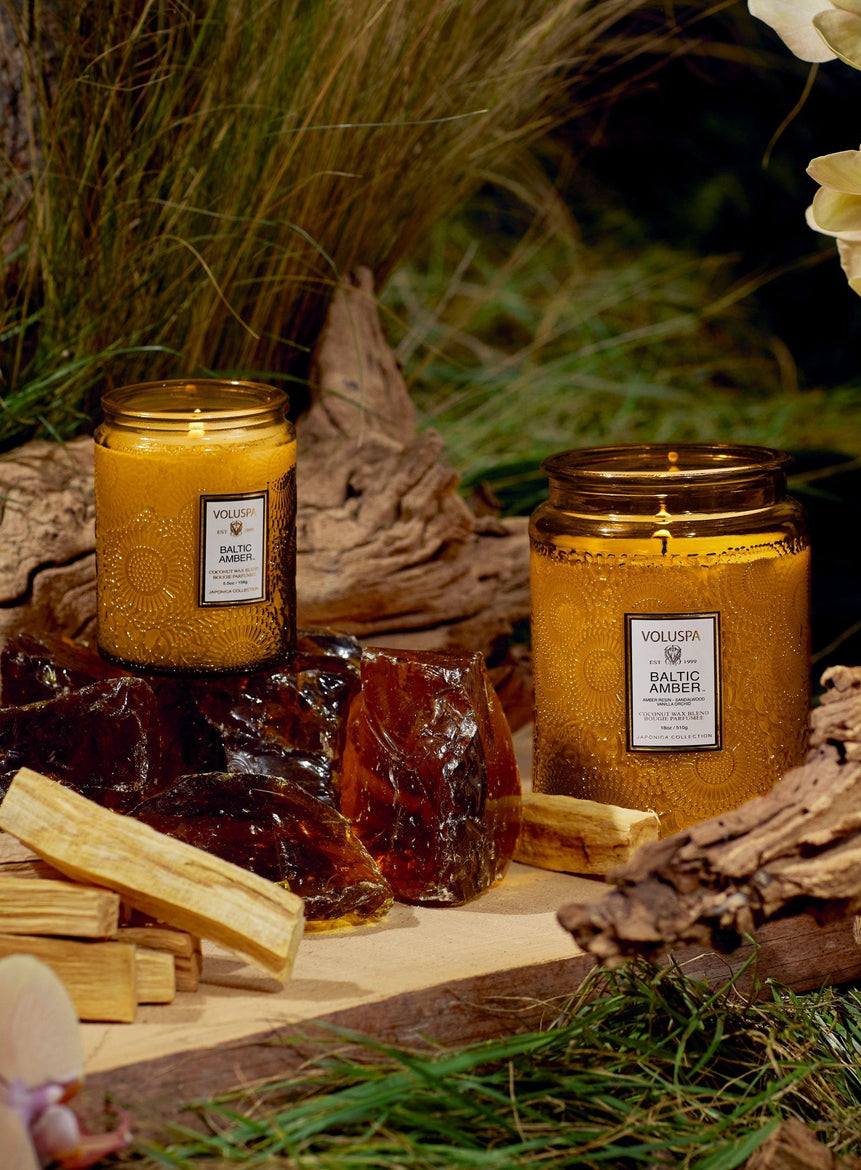 BALTIC AMBER LARG JAR CANDLE 510G - LAZADO