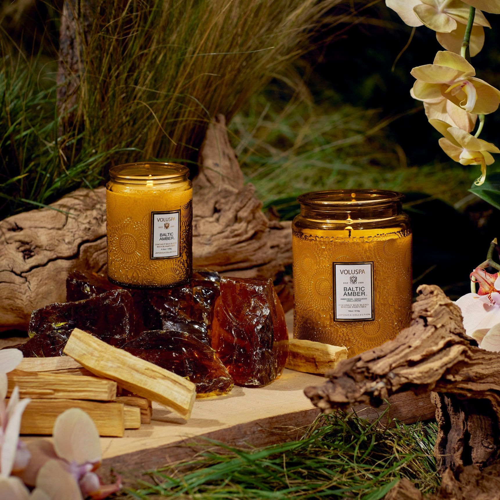 BALTIC AMBER LARG JAR CANDLE 510G - LAZADO