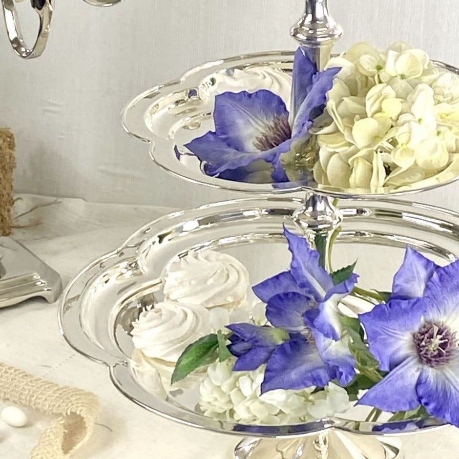 BIG CAKE STAND 4 STANDS CM 45 H CM 66 by Royal Family - Close-up