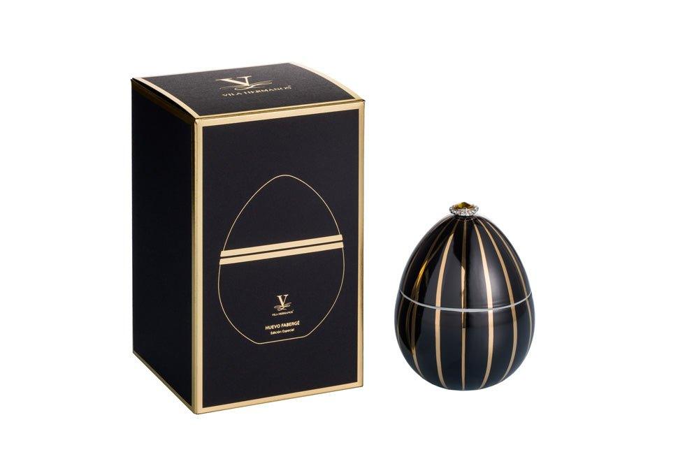 BLACK EGG WITH GOLDEN STRIPE - LAZADO