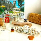 BREAKFAST FOR TWO PLEOPLE, TOAST HOLDER, BUTTER HOLDER, JAM HOLDER by Royal Family - Close-up