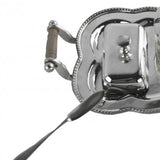 BREAKFAST FOR TWO PLEOPLE, TOAST HOLDER, BUTTER HOLDER, JAM HOLDER by Royal Family - Alternate Angle