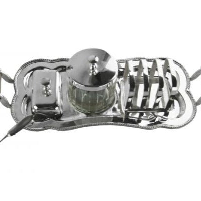 BREAKFAST FOR TWO PLEOPLE, TOAST HOLDER, BUTTER HOLDER, JAM HOLDER by Royal Family - Detail View