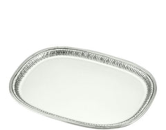 Argenti d'arte - chiselled video-shaped tray 45x36 cm