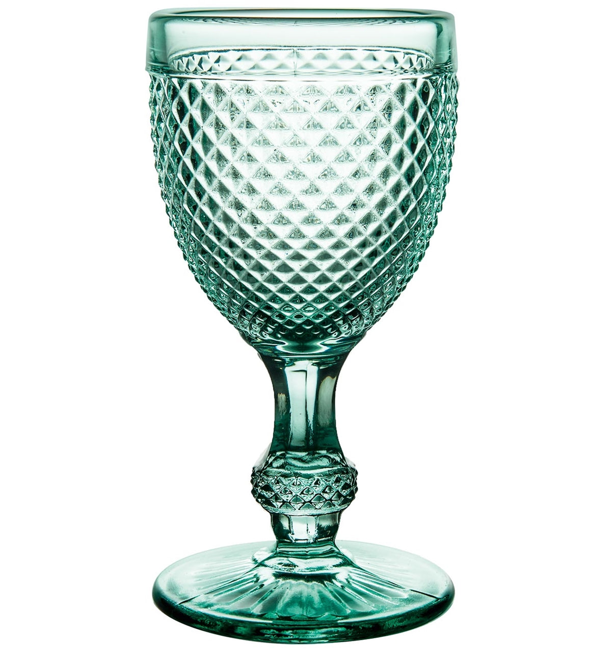 Bicos - Set With 4 Red Wine Goblets Mint Green - LAZADO