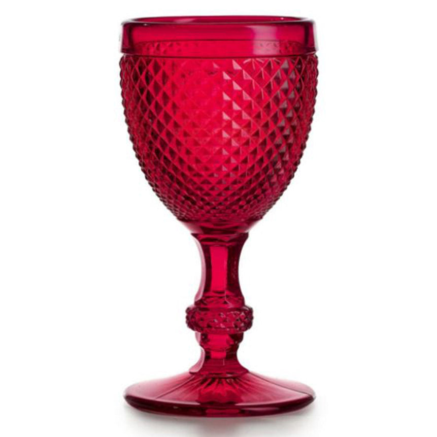 Bicos Vermelho - Set With 4 Red Wine Goblets Red - LAZADO