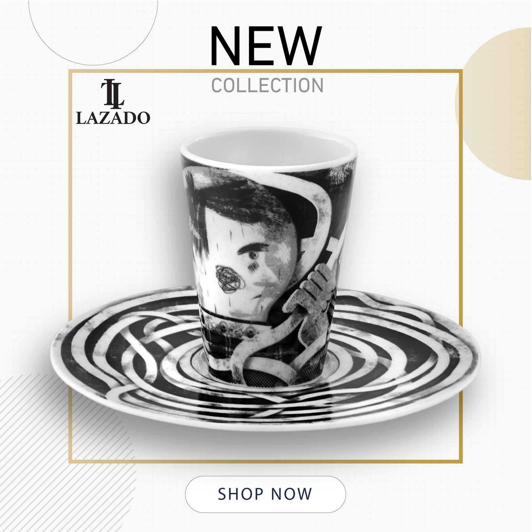 Bode Inspiratorio - Coffee Cup with Saucer XXIII - LAZADO