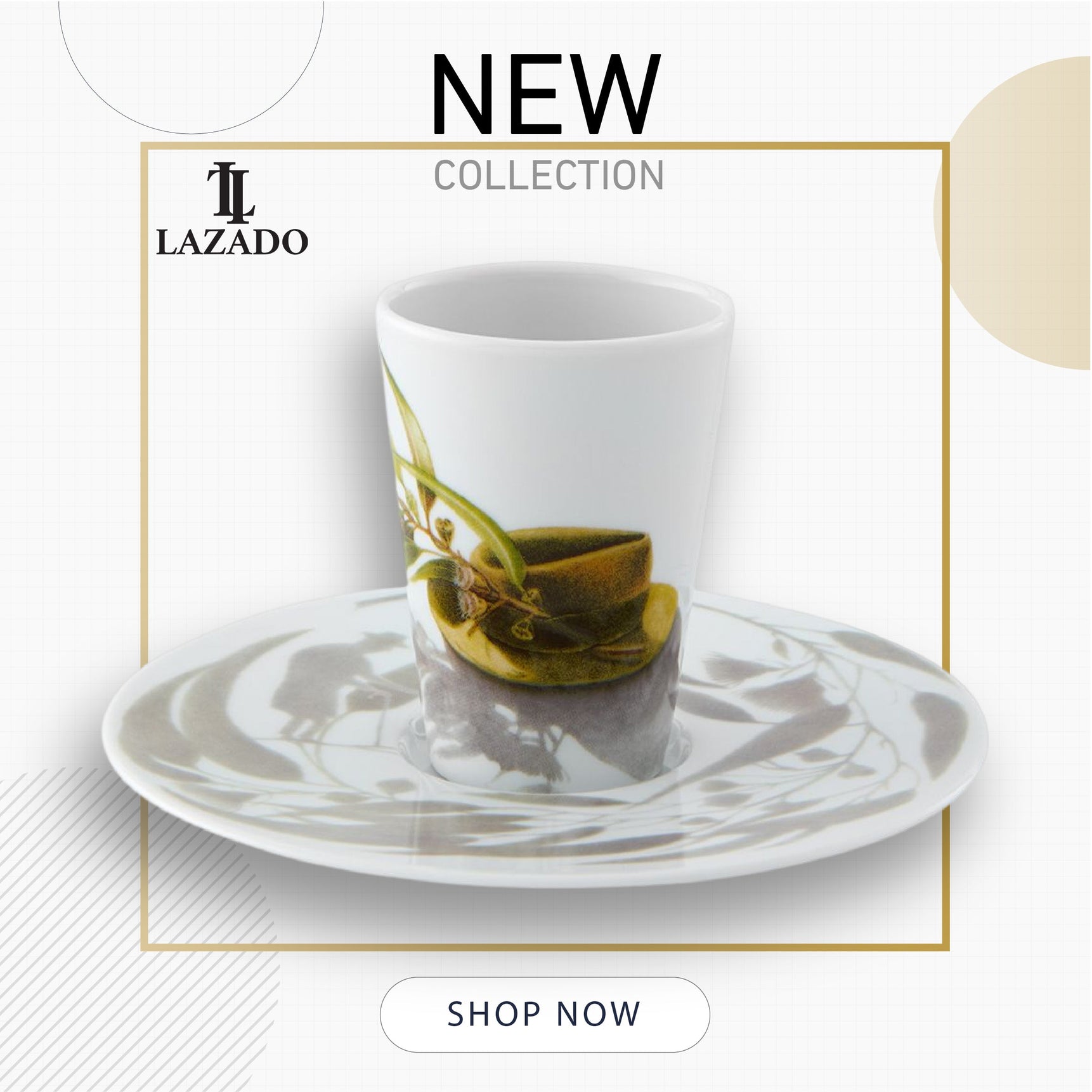 Bode Inspiratorio - Coffee Cup with Saucer XXVII - LAZADO