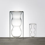 Bolina, double sphere SMALL vase by Blueside - Detail View