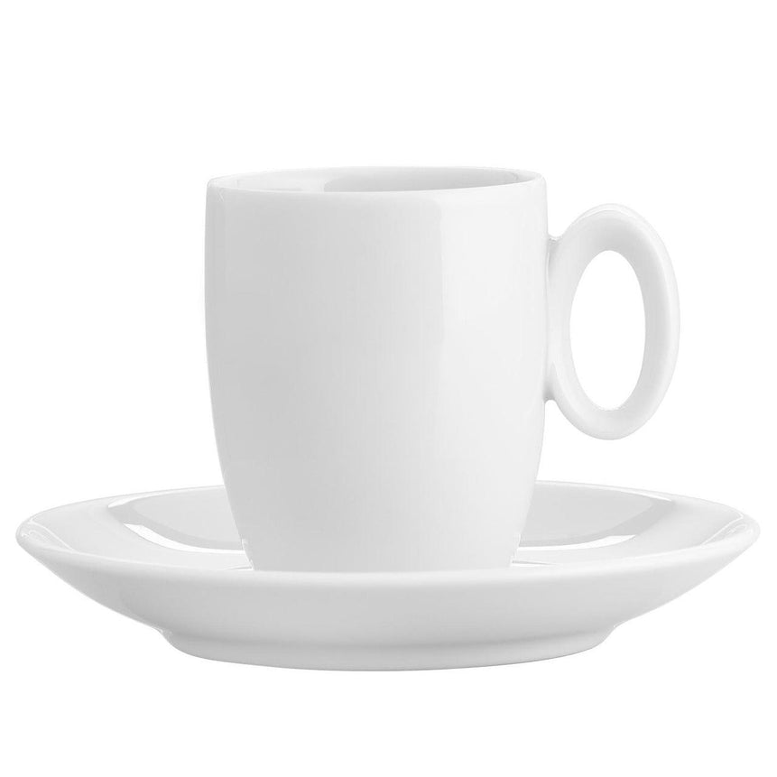 Broadway White - Coffee Cup & Saucer - LAZADO