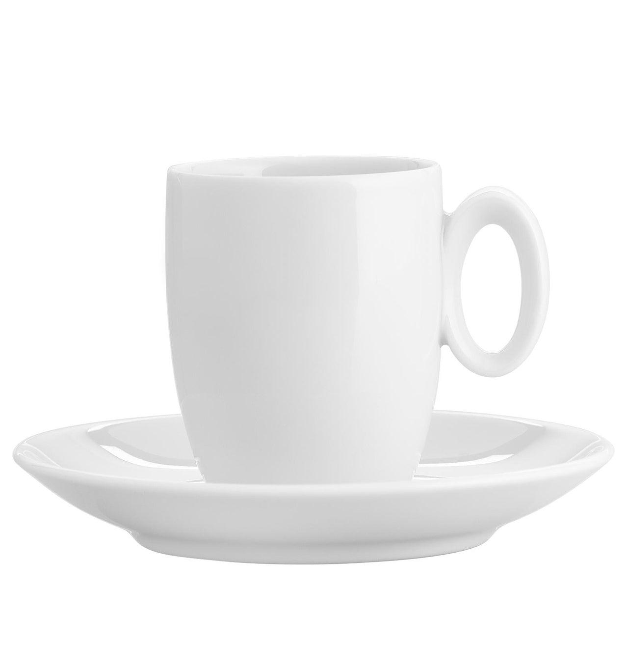 Broadway White - Coffee Cup & Saucer - LAZADO